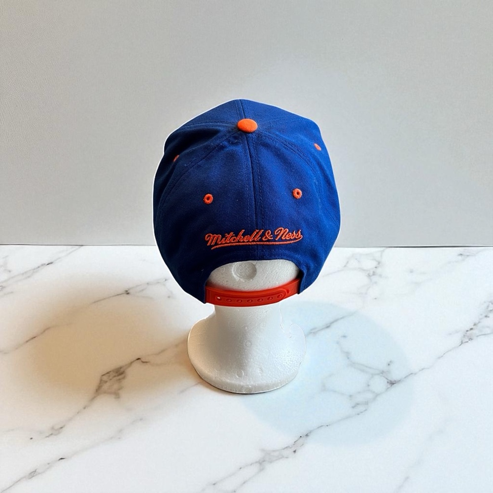 Mitchell & Ness Blue and Orange New York Knicks Hat - Picture 3 of 5